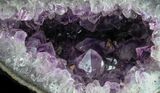 Amethyst Geode With Large Crystals - Uruguay #33792-1